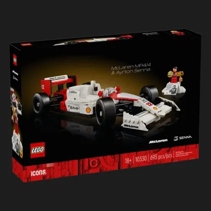 Конструктор LEGO Icons McLaren MP4/4 и Айртон Сенна (10330)