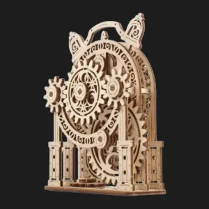 Деревянный 3D конструктор UGEARS Винтажный будильник (70163)