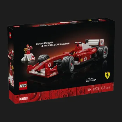 Конструктор LEGO Icons Ferrari F2004 and Michael Schumacher (11375)