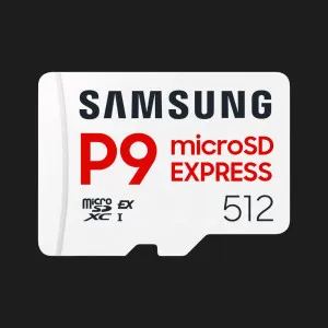 Карта пам'яті Samsung microSDXC 512GB P9 Express UHS-I V30 (MB-MK512T/WW) в Хмельницькому