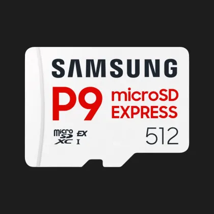 Карта пам'яті Samsung microSDXC 512GB P9 Express UHS-I V30 (MB-MK512T/WW) в Берегові