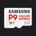 Карта пам'яті Samsung microSDXC 512GB P9 Express UHS-I V30 (MB-MK512T/WW)