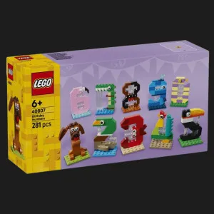Конструктор LEGO Icons Цифри на день народження (40807)