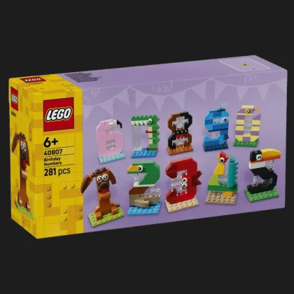 Конструктор LEGO Icons Цифры на день рождения (40807)