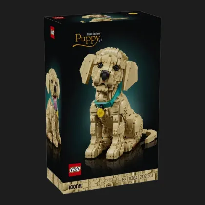 ​Конструктор LEGO Icons Цуценя золотистого ретривера (11384)