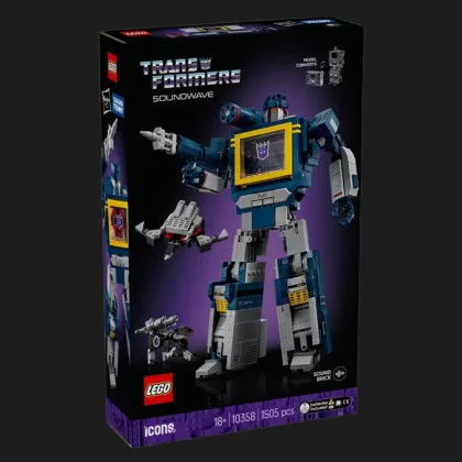 Конструктор LEGO Icons Transformers: Саундвейв (10358) в Дніпрі