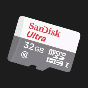 Карта пам'яті SanDisk microSDHC 32GB UHS-I Ultra + SD adapter (SDSQUNR-032G-GN3MA) в Хмельницькому