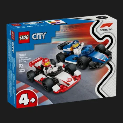 Конструктор LEGO City Автомобілі для перегонів F1 команд Williams Racing та Haas F1 (60464)