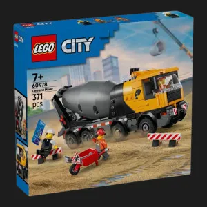 Конструктор LEGO City Бетоносмеситель (60478)