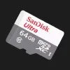 Карта пам'яті SanDisk microSDHC 64GB UHS-I Ultra + SD adapter (SDSQUNR-064G-GN3MA)