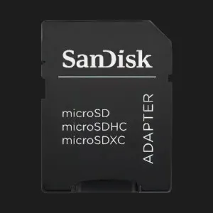 Карта пам'яті SanDisk microSDHC 64GB UHS-I Ultra + SD adapter (SDSQUNR-064G-GN3MA) в Хмельницькому