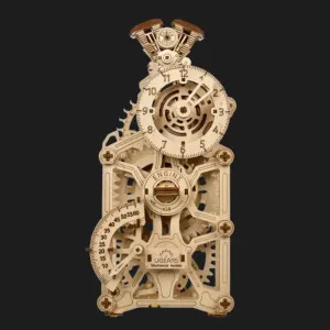Деревянный 3D конструктор UGEARS Часы Двигатель (70217)