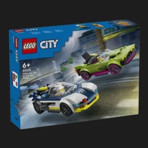 Конструктор LEGO City "Погоня за гонщиком на полицейской машине" (60415)