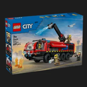 Конструктор LEGO City Пожарный грузовик в аэропорту (60499)