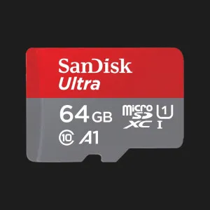 Карта пам'яті SanDisk microSDXC 64GB UHS-I U1 A1 Class 10 Ultra (SDSQUAB-064G-GN6IA) в Хмельницькому