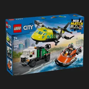 Конструктор LEGO City Ремикс с самолетом, грузовиком и судом на воздушной подушке (60505)