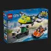 Конструктор LEGO City Ремикс с самолетом, грузовиком и судом на воздушной подушке (60505)