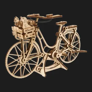 Деревянный 3D конструктор UGEARS Голландский велосипед (70251)
