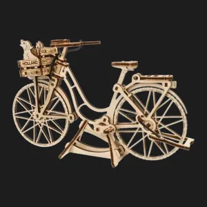 Деревянный 3D конструктор UGEARS Голландский велосипед (70251)