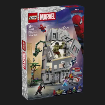 Конструктор LEGO Marvel Эпическая схватка Человека-паука против Халка (76350)