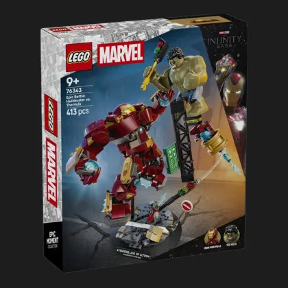 Конструктор LEGO Marvel Легендарна битва: Халкбастер vs. Халк (76343)