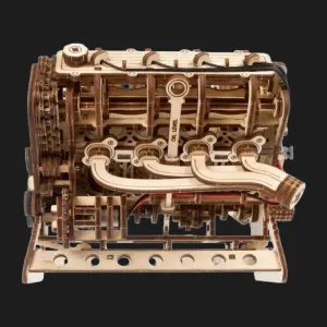 Деревянный 3D конструктор UGEARS Двигатель V8 (70264)