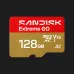 Карта пам’яті SanDisk microSDXC Extreme 128GB UHS-I Class 10 V30 A2 (SDSQXGN-128G-GN6MN)