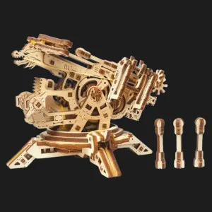 Деревянный 3D-конструктор UGEARS Башня-арбалет (70048)