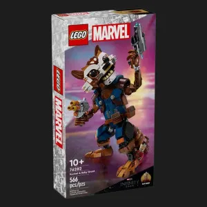 Конструктор LEGO Marvel Ракета й малюк Ґрут (76282)