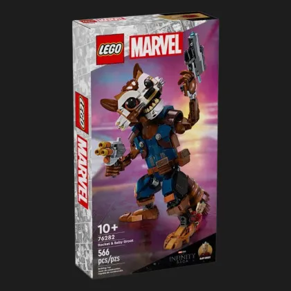 Конструктор LEGO Marvel Ракета и малыш Грут (76282)