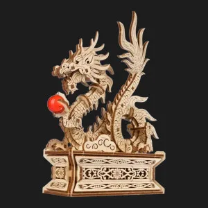 Деревянный 3D конструктор UGEARS Деревянный дракон (70259)