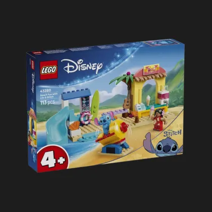 Конструктор LEGO Disney Веселощі на пляжі з Ліло і Стічем (43280)