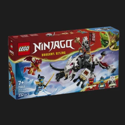 Конструктор LEGO Ninjago Зильвар и дракон Гримтак (71863)
