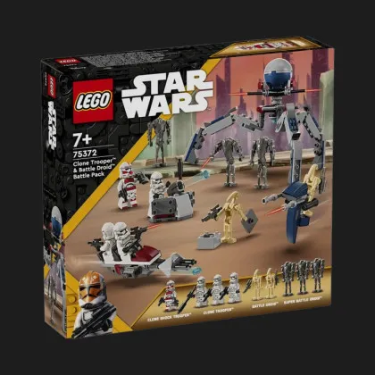 Конструктор LEGO Star Wars Клоны-пехотинцы и Боевой дроид. Боевой набор (75372)