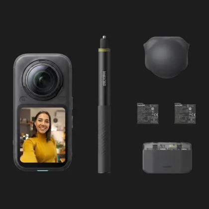 Экшн-камера Insta360 X6 Essentials Bundle (Midnight Black)