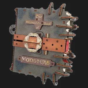 Деревянный 3D конструктор UGEARS Книга Монстров (70274)
