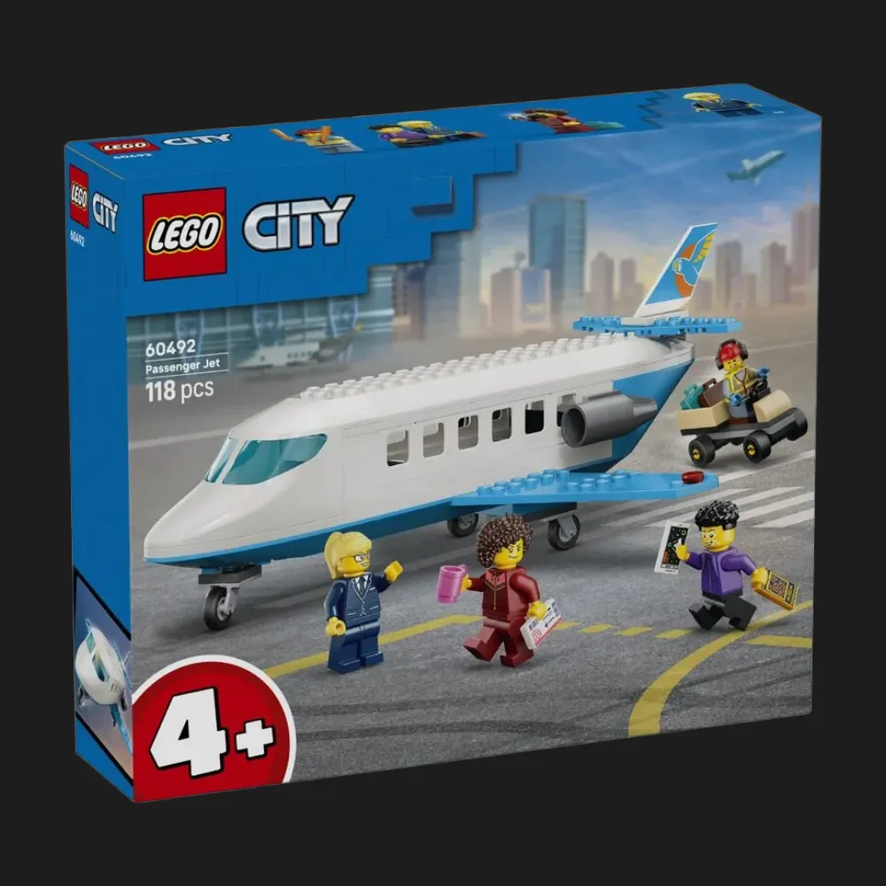 Конструктор LEGO Сity Пасажирський літак (60492)