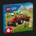 Конструктор LEGO Сity Червоний фермерський трактор із причепом (60461)