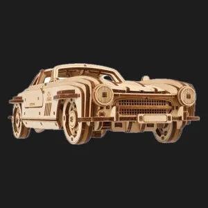 Деревянный 3D конструктор UGEARS Крылатое спорткупе (70205)