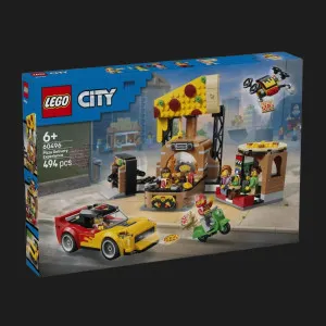 Конструктор LEGO Сity Доставка пиццы с различными транспортными средствами (60496)