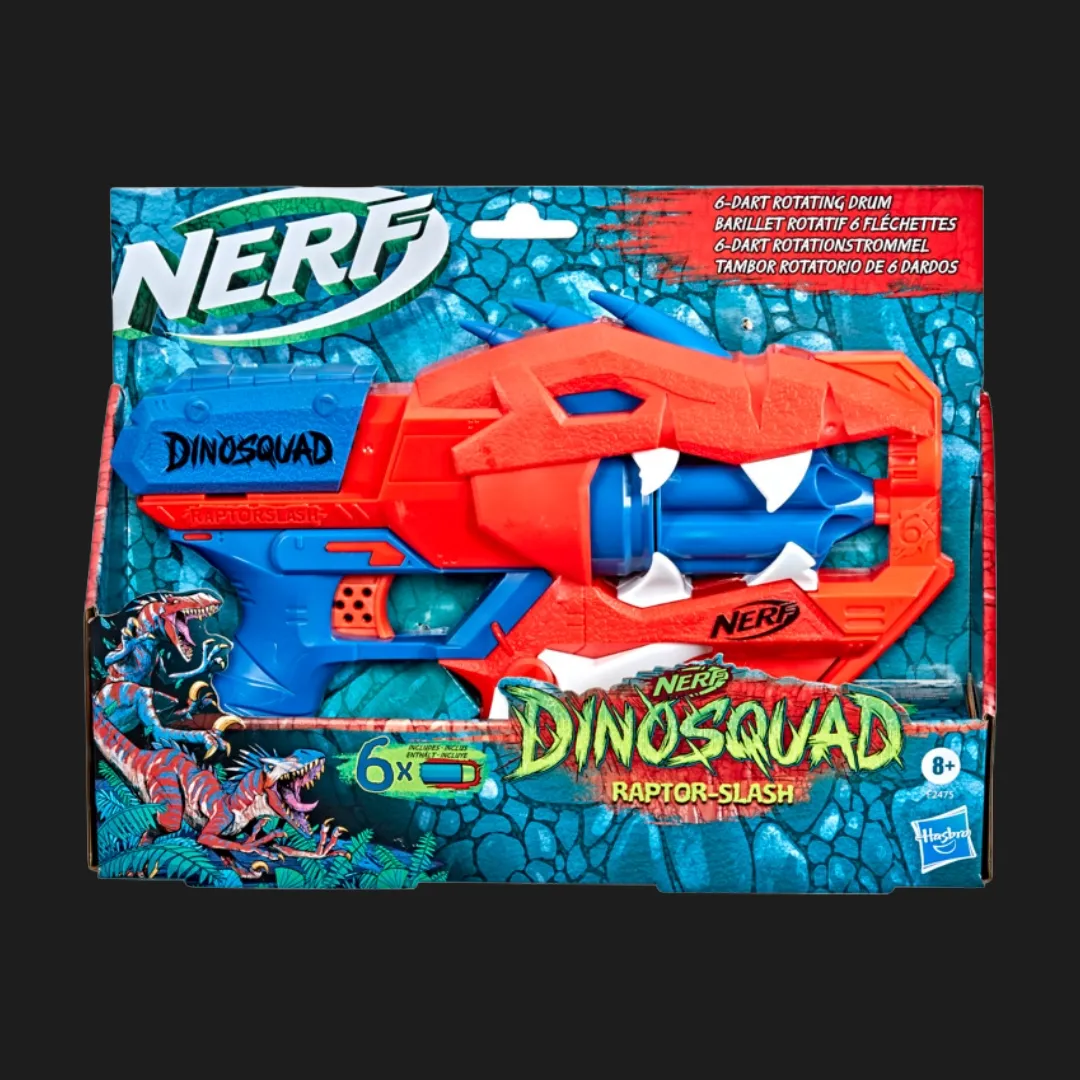 Бластер Nerf DinoSquad Раптор Слеш (F2475)