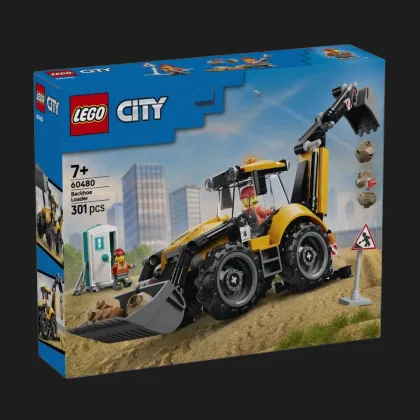 Конструктор LEGO Сity Желтый экскаватор-погрузчик (60480)