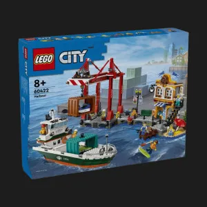 Конструктор LEGO City Морська гавань із вантажним судном (60422)