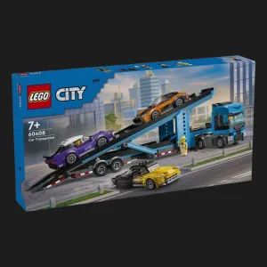 Конструктор LEGO City Вантажівка-транспортер зі спортивними авто (60408)