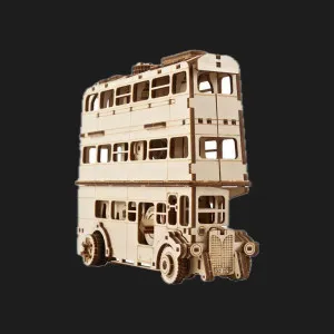 Деревянный 3D конструктор UGEARS Рыцарский автобус (70172)