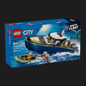Конструктор LEGO City "Погоня на полицейском катере" (60456)