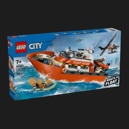 Конструктор LEGO City Спасательный катер и вертолёт береговой охраны (60504)