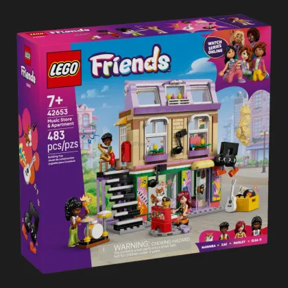 Конструктор LEGO Friends Музыкальный магазин и квартира (42653)