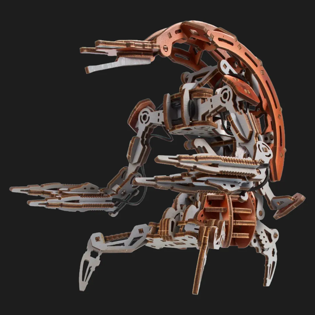 Дерев'яний 3D конструктор UGEARS Дроїдека (70275)