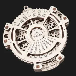 Деревянный 3D-конструктор UGEARS Навигатор дат 2.0 (70218)